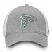 Men's Atlanta Falcons NFL Pro Line by Fanatics Branded Heathered Gray/White Lux Slate Trucker Adjustable Hat 2998595
